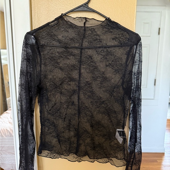 SHEIN Tops - SHEIN Black Lace Top